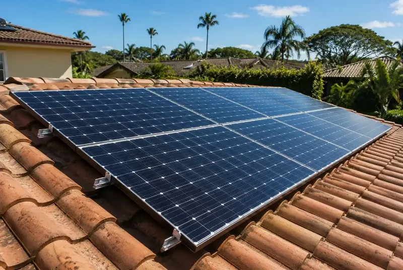 Installation de panneaux solaires à Montracol